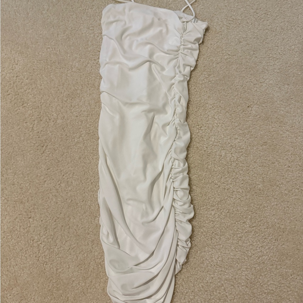 White Bodycon Mini Dress